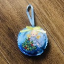Іграшка янголя з ялинкою